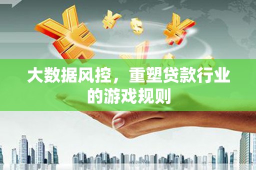 漾濞大数据风控，重塑贷款行业的游戏规则