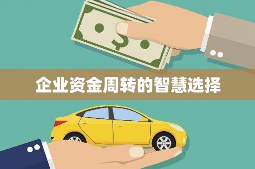 漾濞企业资金周转的智慧选择