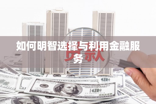 漾濞如何明智选择与利用金融服务