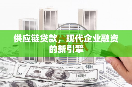漾濞供应链贷款，现代企业融资的新引擎