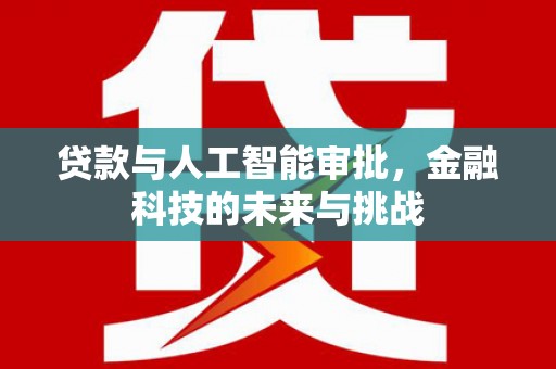 漾濞贷款与人工智能审批，金融科技的未来与挑战