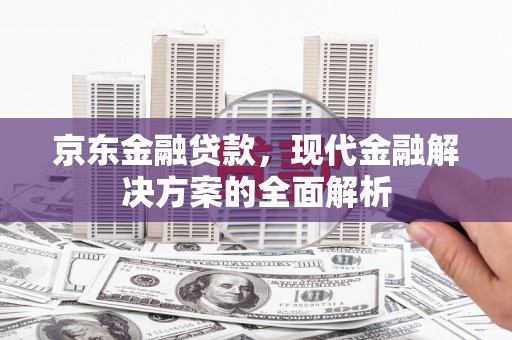 漾濞京东金融贷款，现代金融解决方案的全面解析