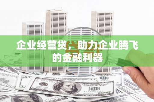 漾濞企业经营贷，助力企业腾飞的金融利器