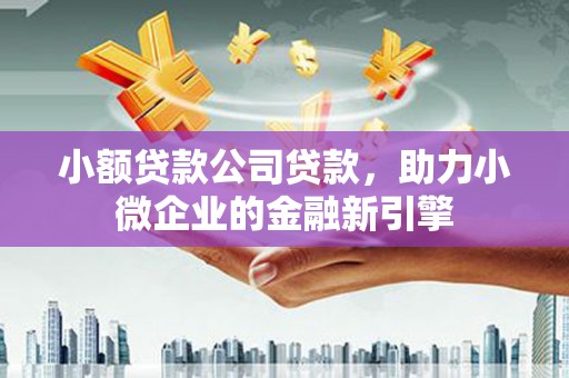 漾濞小额贷款公司贷款，助力小微企业的金融新引擎