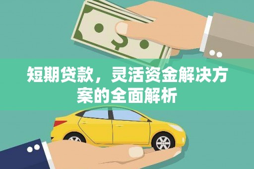 漾濞短期贷款，灵活资金解决方案的全面解析