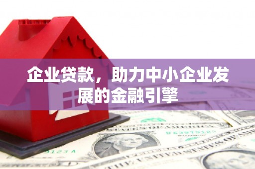 漾濞企业贷款，助力中小企业发展的金融引擎