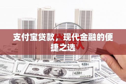 漾濞支付宝贷款，现代金融的便捷之选