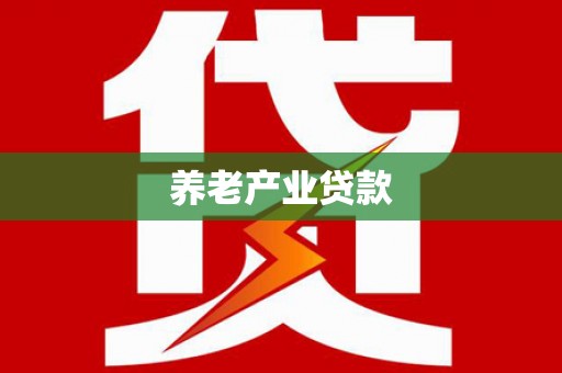 漾濞养老产业贷款
