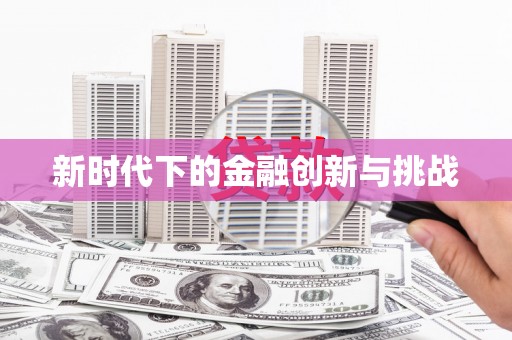 漾濞新时代下的金融创新与挑战