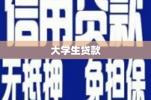 漾濞大学生贷款