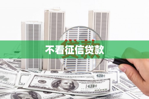 漾濞不看征信贷款