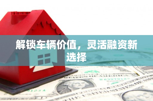 漾濞解锁车辆价值，灵活融资新选择
