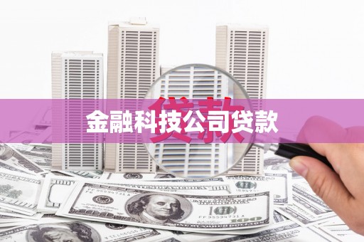 漾濞金融科技公司贷款