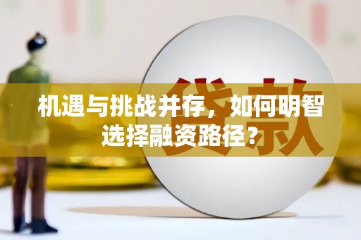 漾濞机遇与挑战并存，如何明智选择融资路径？